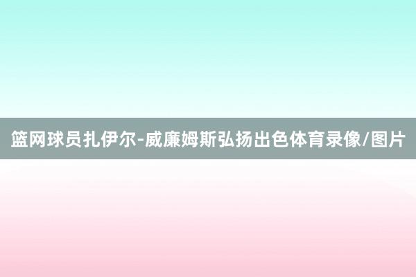 篮网球员扎伊尔-威廉姆斯弘扬出色体育录像/图片