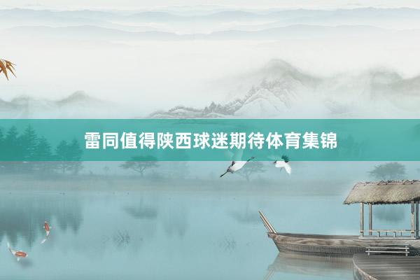 雷同值得陕西球迷期待体育集锦