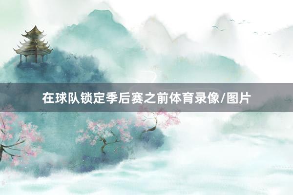 在球队锁定季后赛之前体育录像/图片