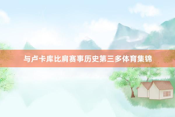 与卢卡库比肩赛事历史第三多体育集锦