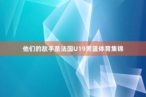 他们的敌手是法国U19男篮体育集锦