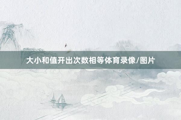 大小和值开出次数相等体育录像/图片