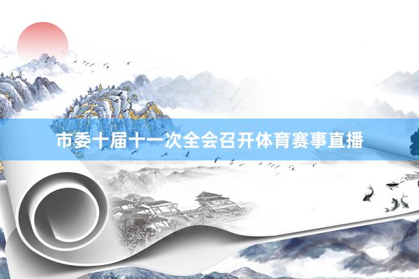 市委十届十一次全会召开体育赛事直播