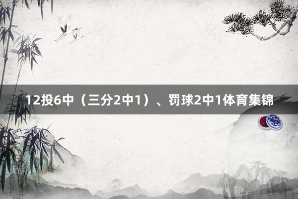 12投6中（三分2中1）、罚球2中1体育集锦