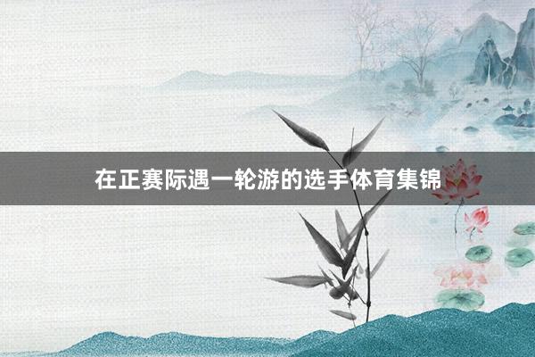 在正赛际遇一轮游的选手体育集锦