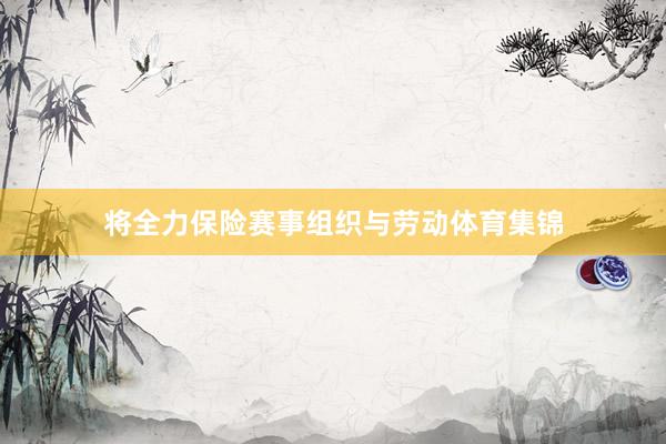 将全力保险赛事组织与劳动体育集锦