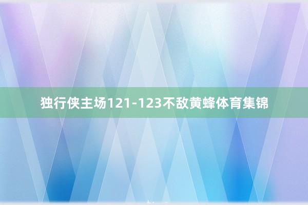 独行侠主场121-123不敌黄蜂体育集锦