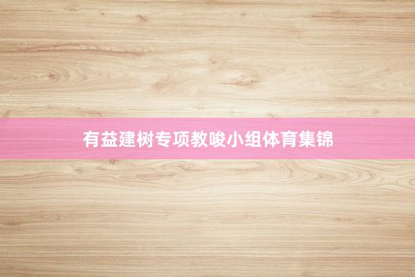 有益建树专项教唆小组体育集锦