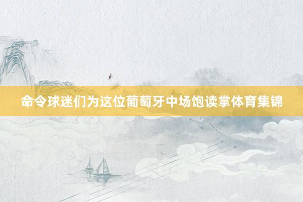 命令球迷们为这位葡萄牙中场饱读掌体育集锦