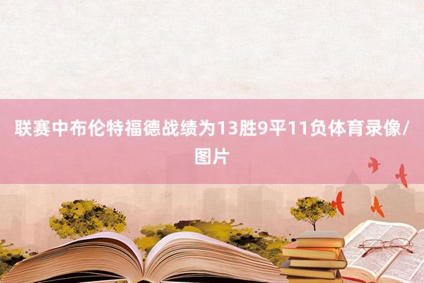 联赛中布伦特福德战绩为13胜9平11负体育录像/图片
