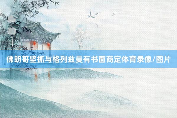 佛朗哥坚抓与格列兹曼有书面商定体育录像/图片