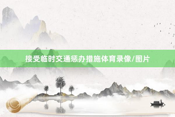 接受临时交通惩办措施体育录像/图片