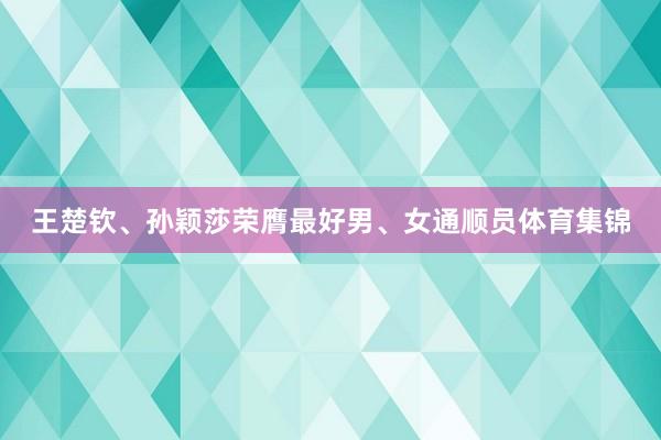 王楚钦、孙颖莎荣膺最好男、女通顺员体育集锦